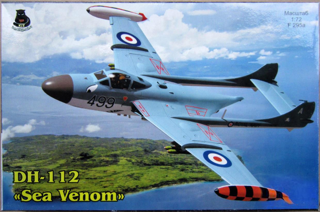 Верх коробки IOM-kit F295a DH-112 Sea Venom, IOM-kit@mail.ru, 2010-s